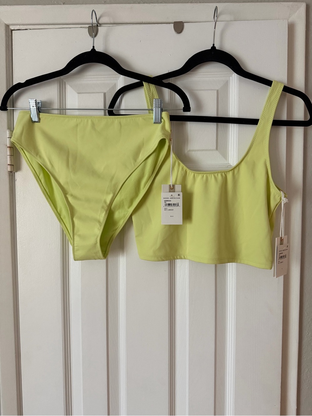 Good American Lime Two-Piece Bikini Set